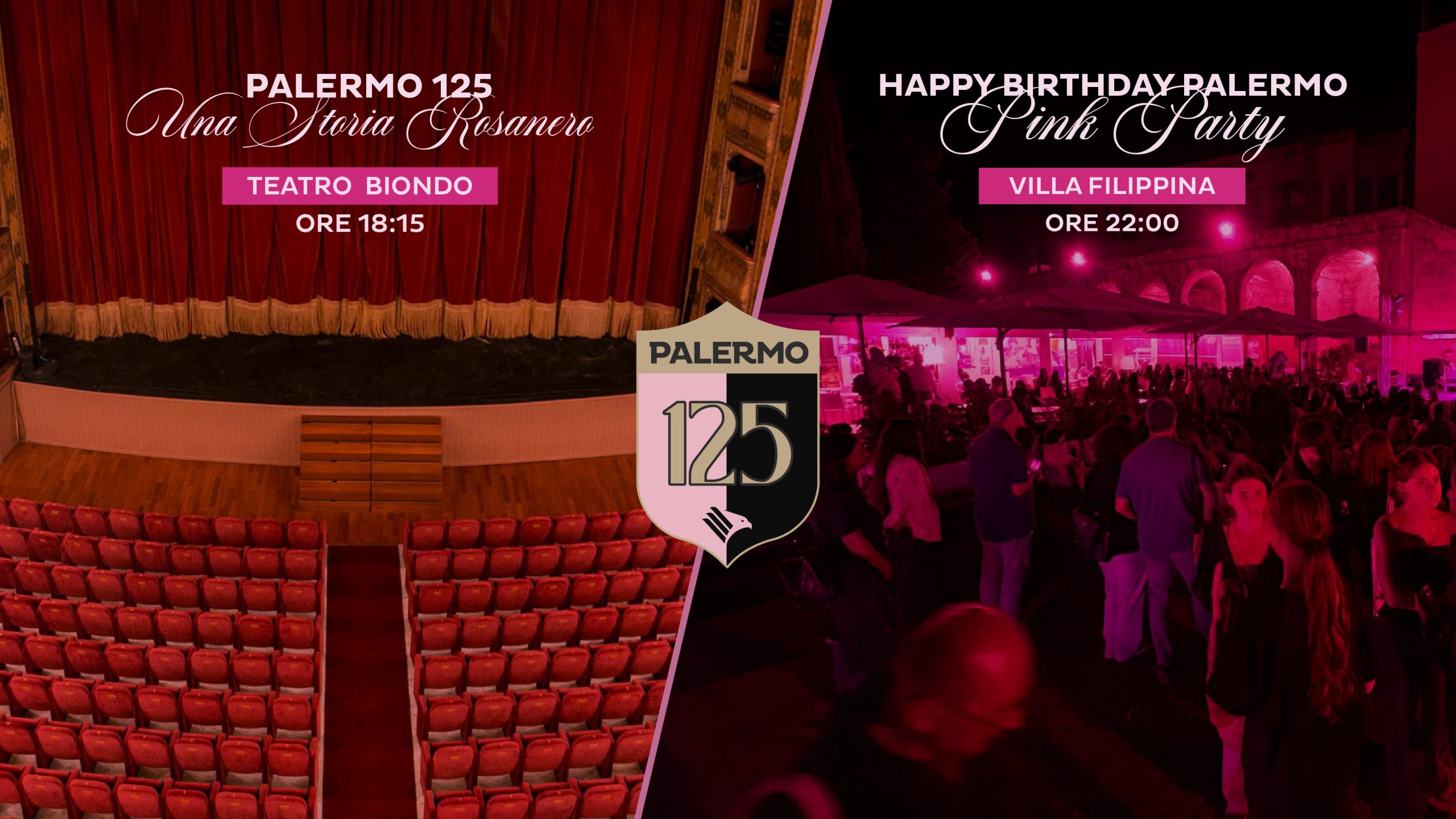 Teatro Biondo and Villa Filippina: tickets now on sale for the 125th anniversary events